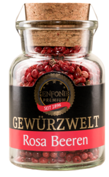 Altenburger Gewürzwelt Pfeffer --- Rosa Beeren --- 45 g Korkenglas