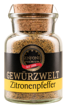 Altenburger Gewürzwelt Pfeffer --- Zitronenpfeffer --- 100 g Korkenglas