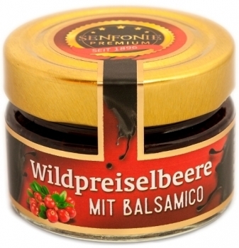 Altenburger Wildpreiselbeere mit Balsamico --- 120 g Glas 30030