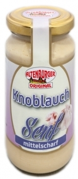 Altenburger Senf --- Knoblauchsenf --- 200 ml Glas 26710
