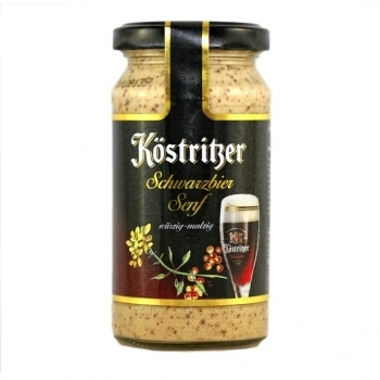 Altenburger Köstritzer Schwarzbier Senf --- 200 ml Glas 8008