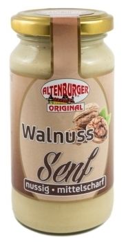 Altenburger Senf --- Walnuss Senf --- 200 ml Glas 27345