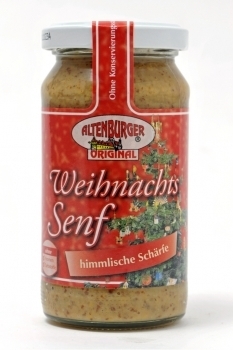 Altenburger Senf --- Weihnachtssenf --- 200 ml Glas 27401