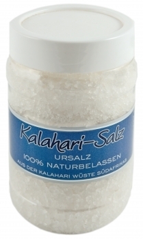 Kalahari Salz, grob --- 800 g Glas 77044