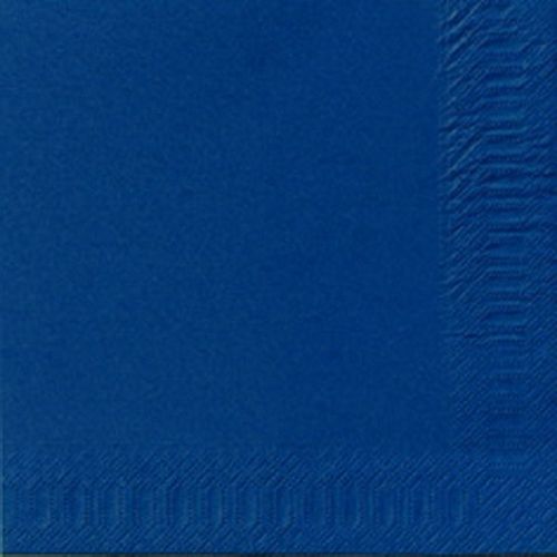 DUNI Zelltuchservietten  -- dunkel blau -- 40 x 40 cm -- 250 Stck