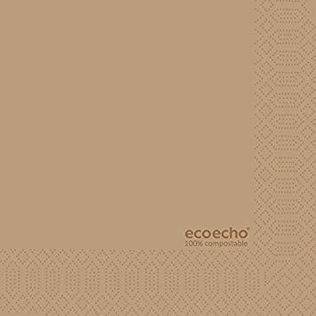 DUNI Zelltuchservietten -- EcoEcho -- 24 x 24 cm -- 2 lagig -- 300 Stck
