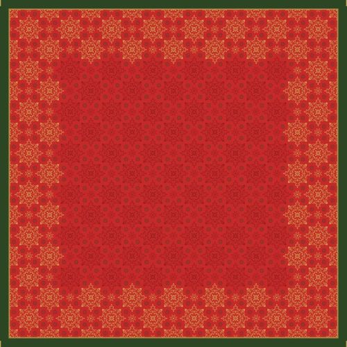 1a Duni Dunisilk-Mitteldecke --- Xmas Deco Red --- 84 x 84 cm --- 20 Stück