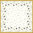1a Duni Dunicel-Mitteldecken --- Snowflake Necklace White --- 84 x 84 cm --- 20 Stück