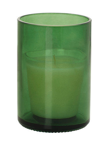 1a Duni Kerzenhalter Aware --- Switch + Shine --- Glas --- Bottle Green